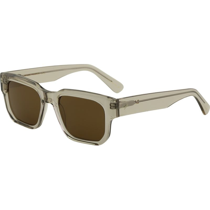 Bask Eyewear Eli XL Crystal Stone Brown Polarised Angle