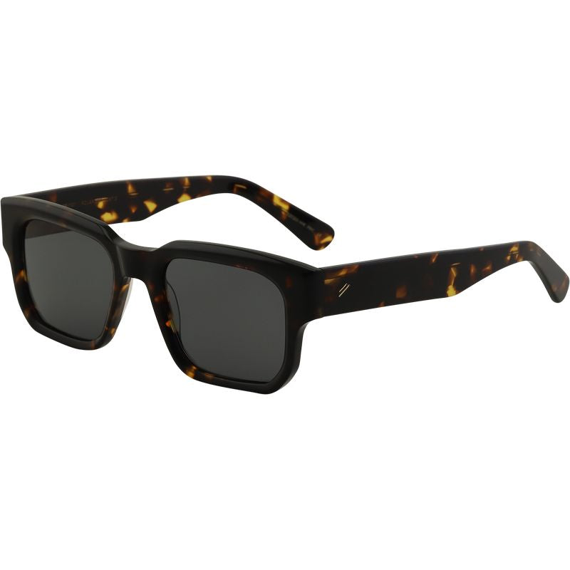 Bask Eyewear Eli XL Dark Tort Grey Polarised Angle