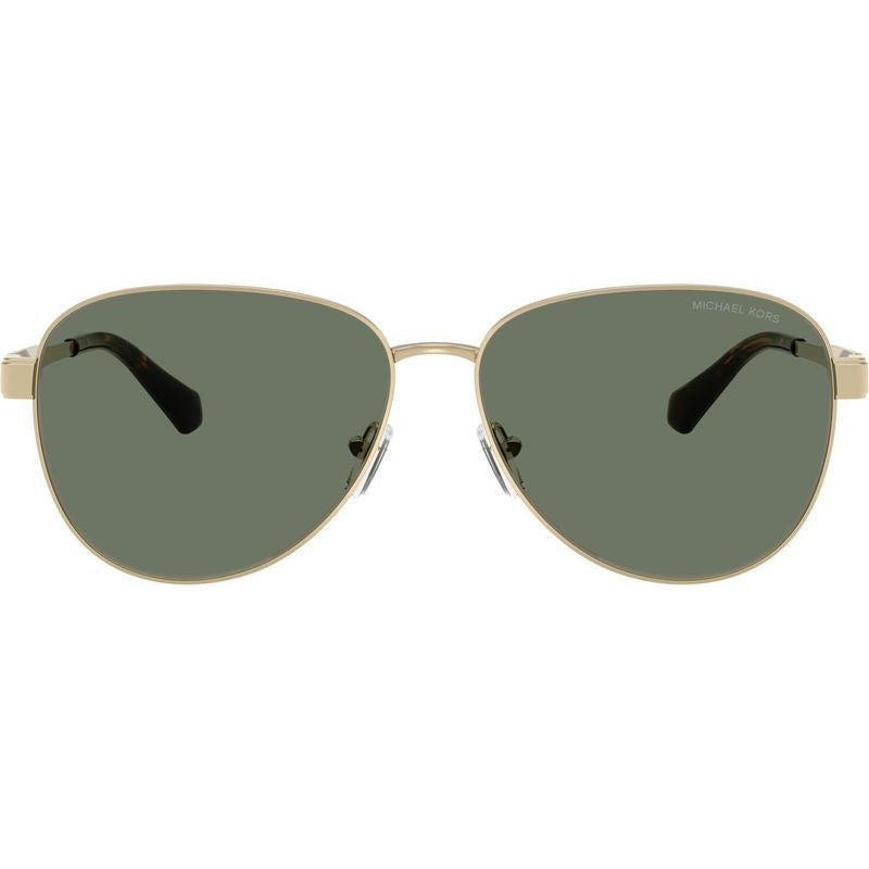 Biarritz MK1160, Shiny Light Gold/Green Lenses 59 Eye Size