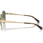 Biarritz MK1160, Shiny Light Gold/Green Lenses 59 Eye Size