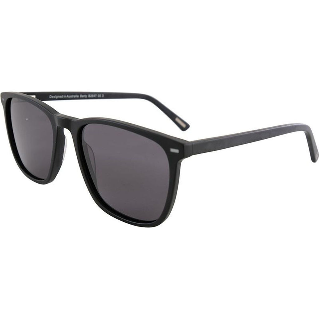 Barty, Matte Black/Grey Polarised Lenses