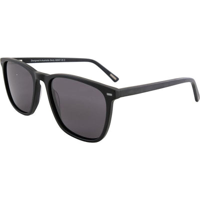 Barty, Matte Black/Grey Polarised Lenses