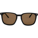 Carl, Matte Black/Brown Polarised Lenses