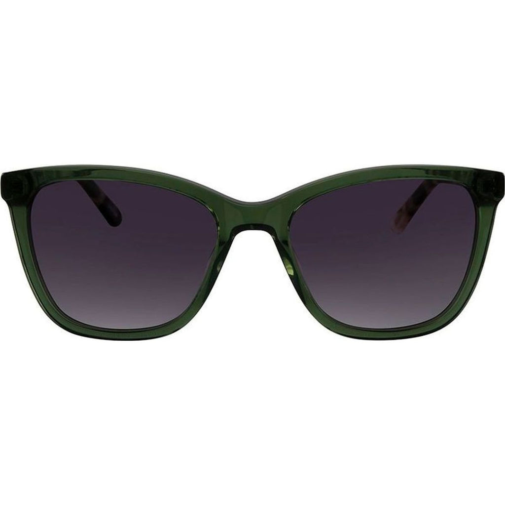 Gabriella, Crystal Green and Tort/Grey Gradient Polarised Lenses