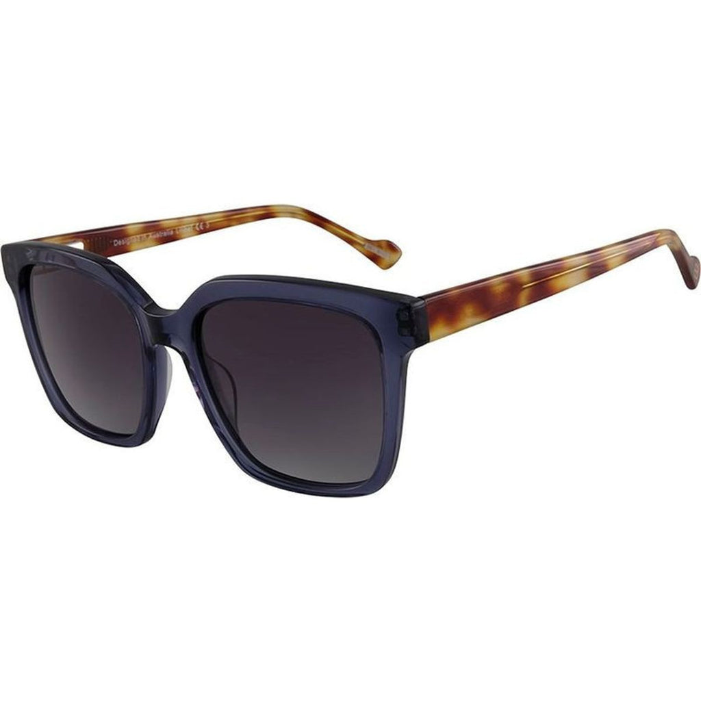 Lilibet, Crystal Blue and Tort/Grey Gradient Polarised Lenses
