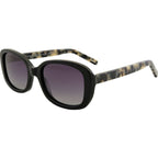 Millicent, Black and Demi/Grey Gradient Polarised Lenses