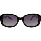 Millicent, Black and Demi/Grey Gradient Polarised Lenses