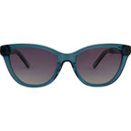 Sybill, Crystal Green/Grey Gradient Polarised Lenses