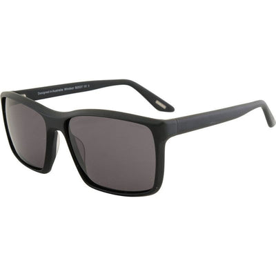 Windsor, Matte Black/Grey Polarised Lenses