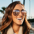 A Series, Heavenly Shine Champagne/Pink Polarised Lenses