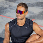 Eclipse, Phantom Boss Black/Blue and Red Mirror Polarised Lenses