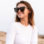 Grove, Midnight Drama Gloss Black/Smoke Black Polarised Lenses