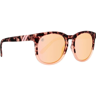 H Series, Heart Rush Matte Tortoise and Peach/Champagne Mirror Polarised Lenses
