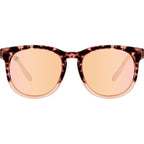 H Series, Heart Rush Matte Tortoise and Peach/Champagne Mirror Polarised Lenses