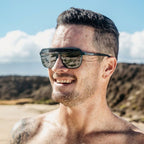 Meister X2, Gentle Prince Crystal Blue/Silver Mirror Polarised Lenses
