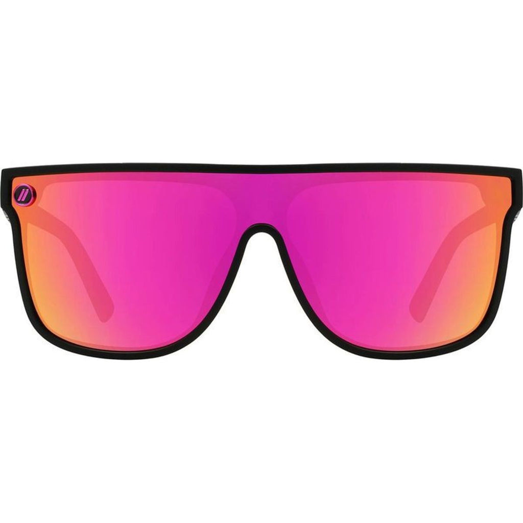 Sci Fi, Midnight Emma Matte Rubber Black/Hot Pink Mirror Polarised Lenses
