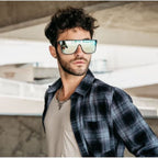 Sci Fi, Night City Gloss Slate/Aqua Champagne Rainbow Mirror Polarised Lenses