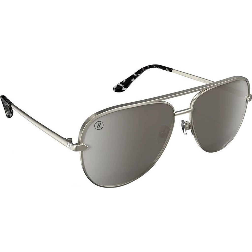 Shadow, Matte Silver/Platinum Mirror Polarised Lenses