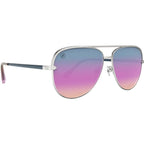 Shadow, Zero Gravity Silver/Rainbow Lavender Mirror Polarised Lenses