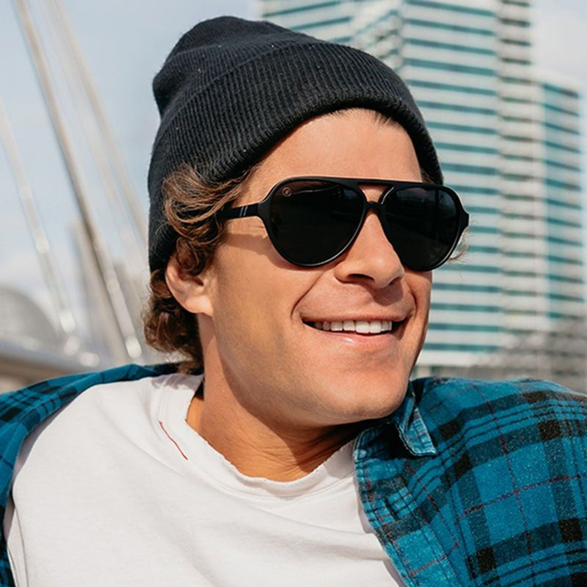 Skyway, Magic Roy Matte Black/Smoke Polarised Lenses