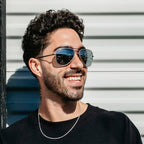 A Series, Mojave Ghost Matte Rose Gold/Silver PC Polarised Mirror Lenses