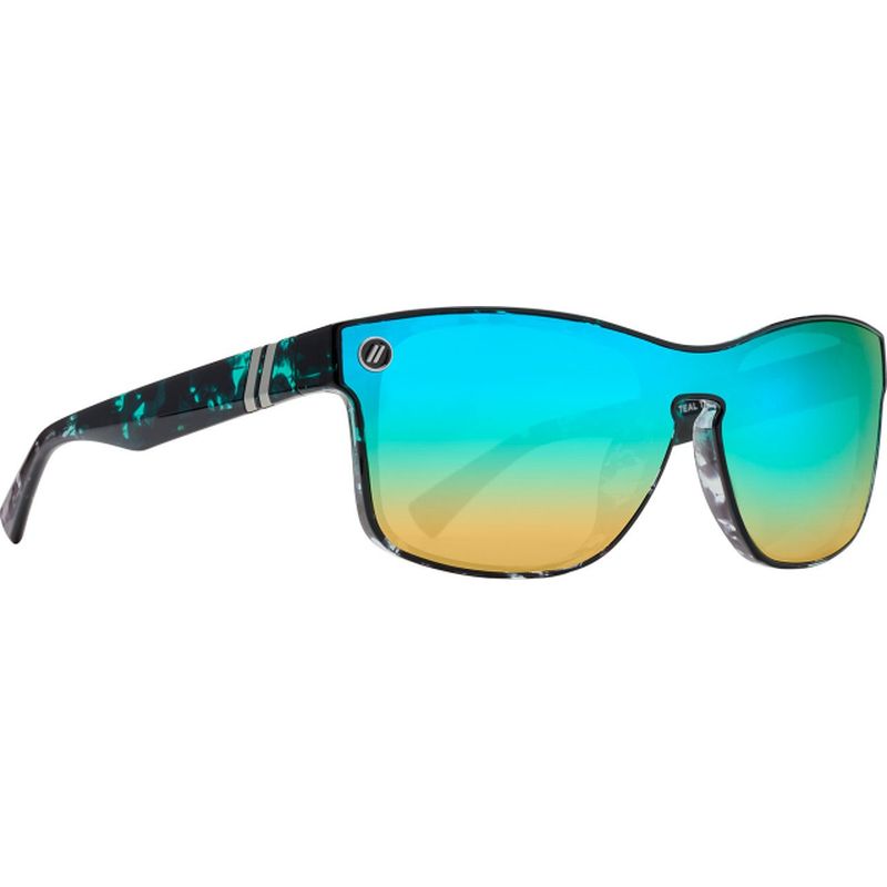 Blenders Canyon X2 Teal Tort Aqua Champagne Mirror Polarised Angle