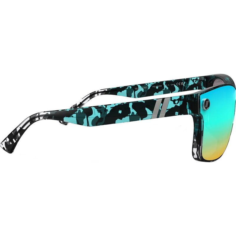 Blenders Canyon X2 Teal Tort Aqua Champagne Mirror Polarised Side