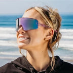 Blenders Eclipse Orchid Flash Rose Gold Mirror Polarised Lifestyle