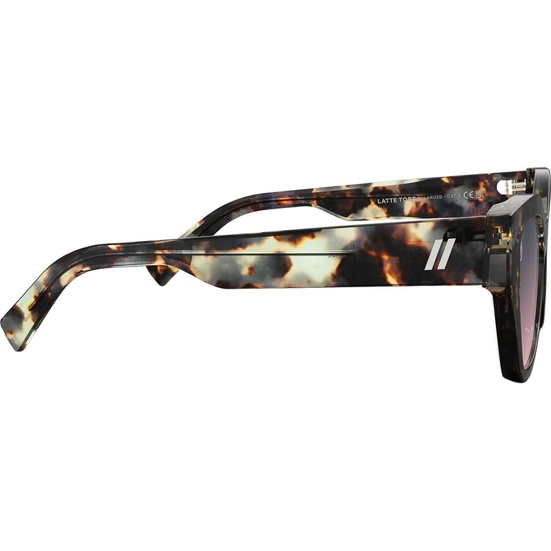 Blenders Jade Latte Tort Purple Gradient Polarised Side