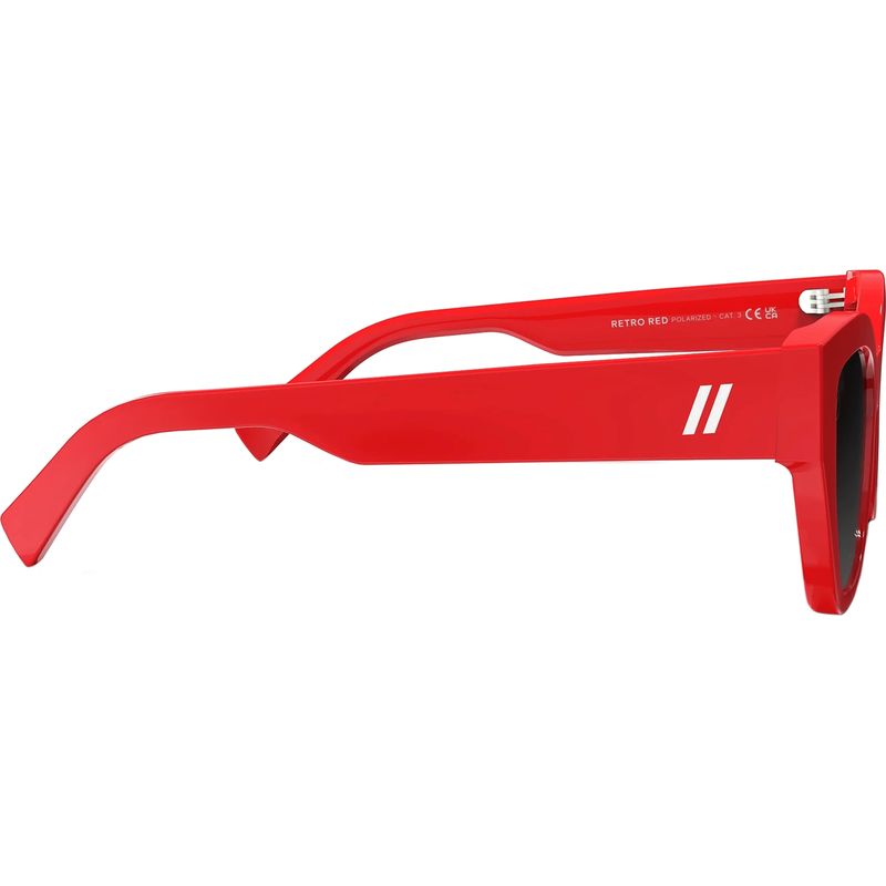 Blenders Jade Retro Red Grey Gradient Polarised Side