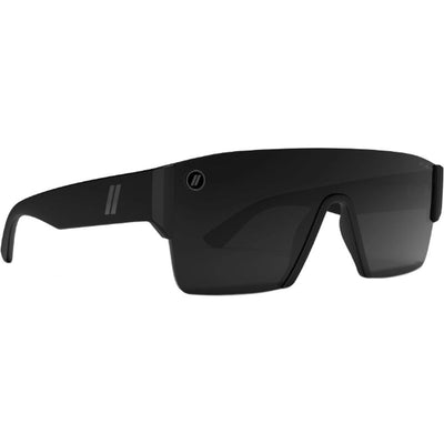 Blenders Kingpin Matte Black Smoke Polarised Angle