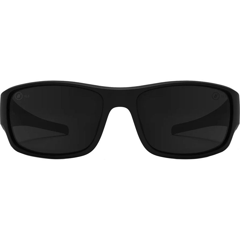 Blenders Lakeview Matte Black Smoke Polarised Front