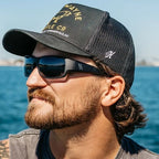 Blenders Lakeview Matte Black Smoke Polarised Lifestyle