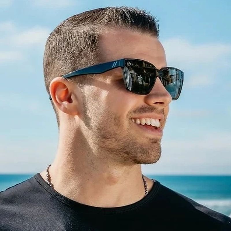 Blenders Mave X2 Jet Black Smoke Polarised Lifestyle