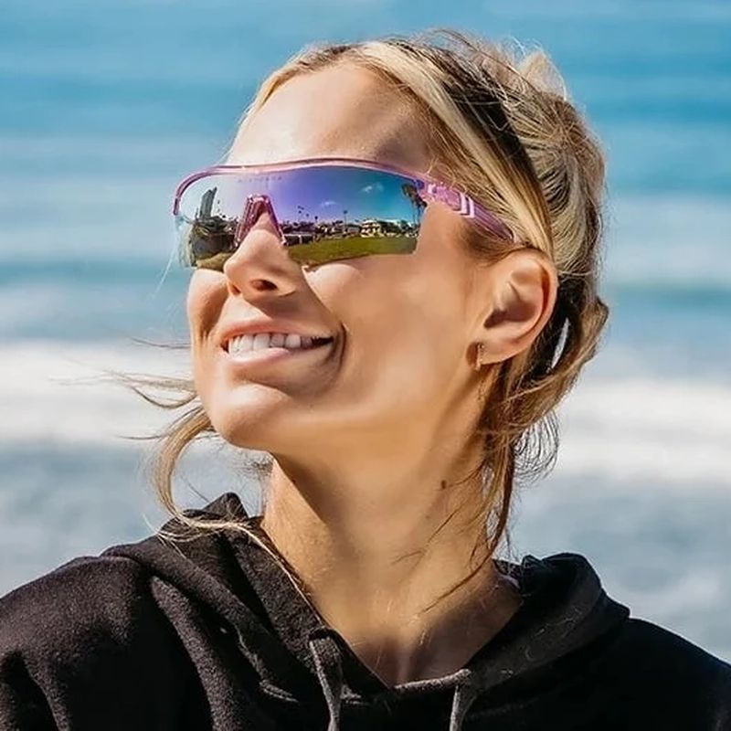 Blenders Pacer Orchid Flash Rose Gold Mirror Polarised Lifestyle