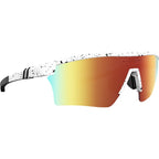 Blenders Pacer White Splatter Red Mirror Polarised Angle