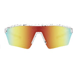 Blenders Pacer White Splatter Red Mirror Polarised Front