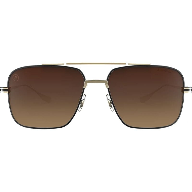 Blenders Phoenix Matte Espresso Brown Gradient Polarised Front