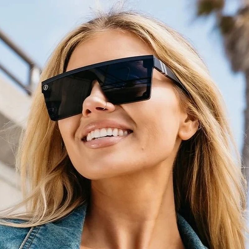 Blenders Providence DX Matte Black Smoke Polarised Lifestyle