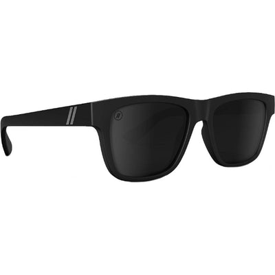 Blenders Tate Matte Black Smoke Polarised Angle