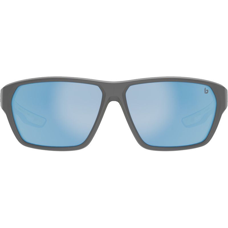 Airfin, Matte Grey and Acid/Sky Blue Polarised Lenses