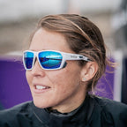 Airfin, Matte White and Grey/Volt Offshore Polarised Lenses
