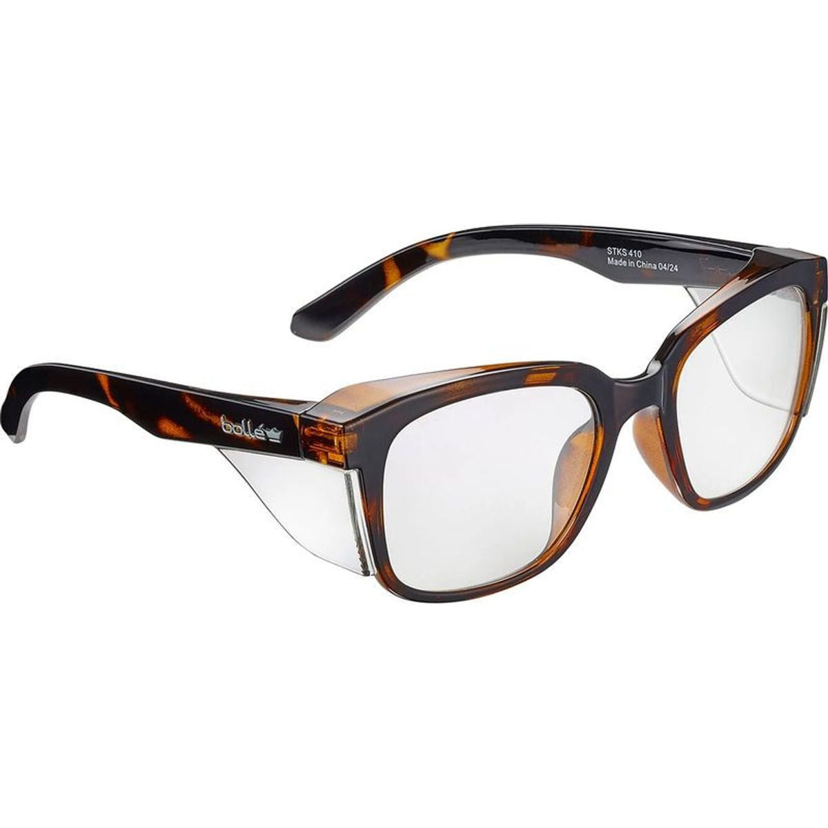 STKS 410, Brown Tortoise/Clear Lenses