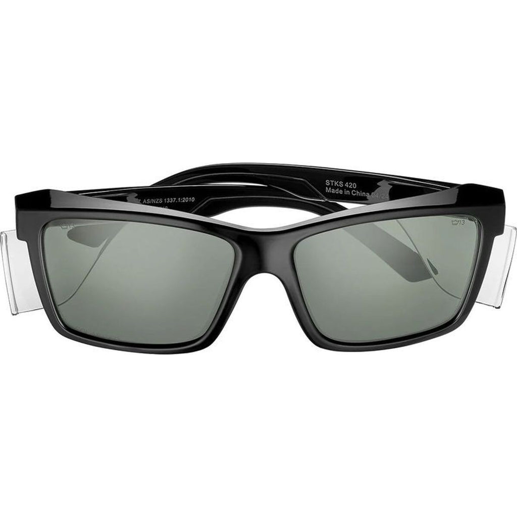 STKS 420, Gloss Black/Smoke Polarised Lenses