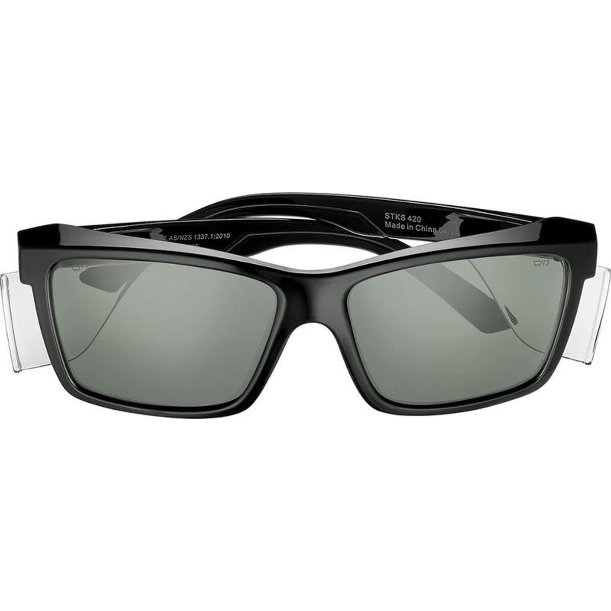 STKS 420, Gloss Black/Smoke Polarised Lenses