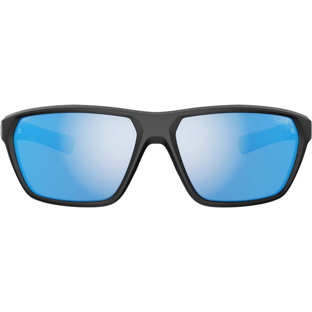 Terrus, Matte Black/Sky Blue Polarised Lenses