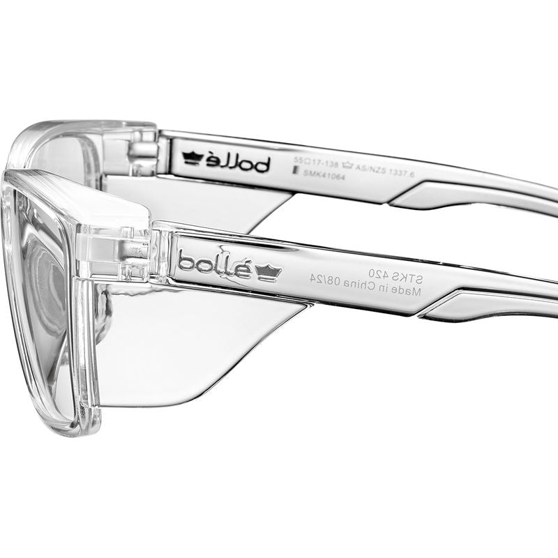 Bolle Safety STKS 420 Large Crystal Clear Side