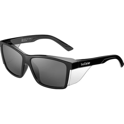 Bolle Safety STKS 420 Large Gloss Black Smoke Angle