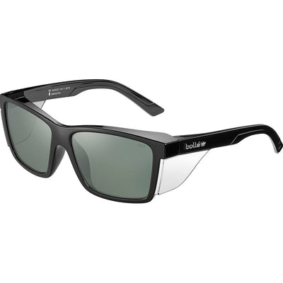 Bolle Safety STKS 420 Large Gloss Black Smoke Polarised Angle