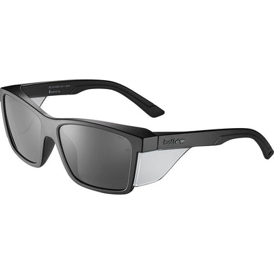 Bolle Safety STKS 420 Large Matte Black Smoke Angle